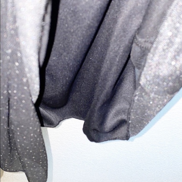 B Darlin Black Gray Sparkly Tank Top Mini Dress - Picture 8 of 11